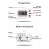 Термометр для холодильника с крючком, влагозащищенный, для холодильника, морозильника, электрический цифровой термометр, монитор температуры, ЖК-дисплей