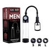 Vacuum Pump Trainer Kit with Clear Measuring Cylinder Hand Bulb Pump Silicone Rings Comfort Sleeve and Accessories Sex Toys