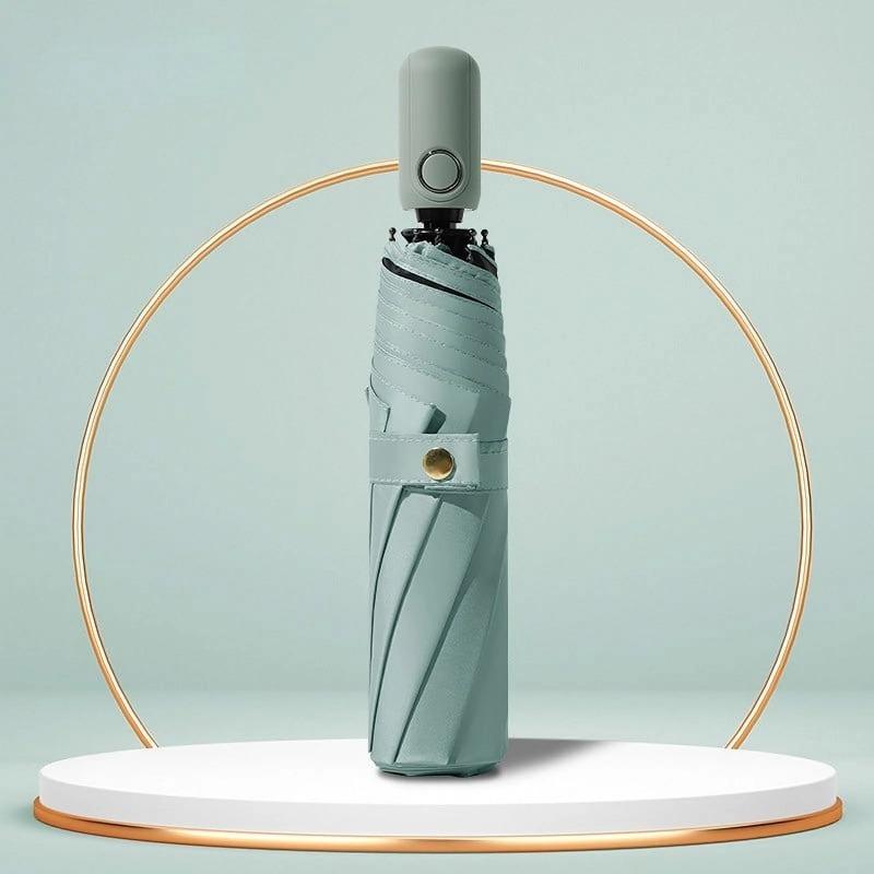 Auto Open & Close Small Travel Umbrella Compact for Backpack-Umbrellas for Rain,Windproof Lightweight Strong Mini Portable Umbrellas for Men and Women