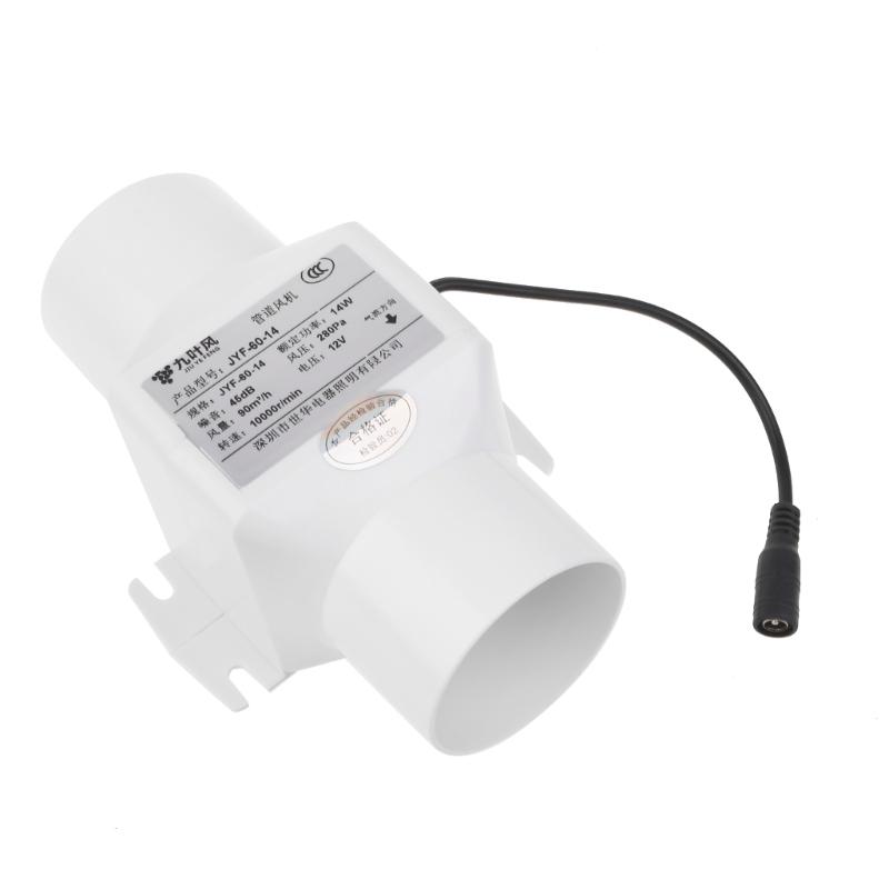 60mm Pipe Vent Ceiling Window Exhaust Fan Ventilator Ventilation Vent Air Extractor for Bathroom Toilet Kitchen Hood