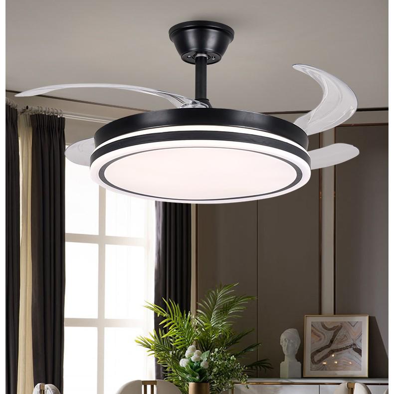 Minimalist Ceiling Fan Light for Bedroom and Living Room