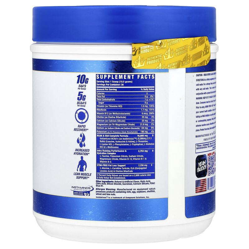 Signature Series, Amino Tone + EAA™, Blue Razz, 1.2 lb [554 g]