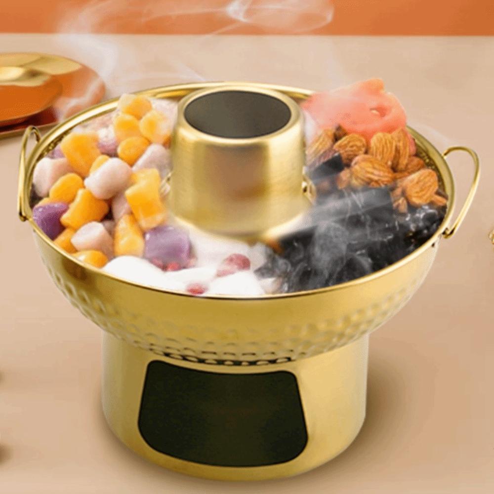 Thickened Dessert Hotpot Traditional Tom Yum Hot Pot Portable Charcoal Hot Pot Restaurants
