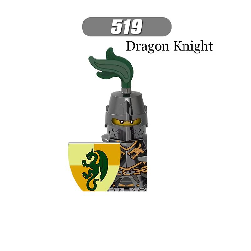 Средневековые Рыцари Серия Фигурки Строительные Блоки Воин Солдаты Стражники Львиное Сердце Больница Тевтонский Рыцарь Битва Пастор Детский Подарок