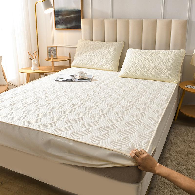 Встроенный лист: Цельный кусок сэндвича из чистого хлопка, защитный чехол Simmons, утолщенный нескользящий наматрасник, универсальное съемное покрывало