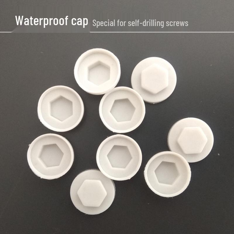 Waterproof Hexagonal Swallow Tail Self-Tapping Screw with Color Steel Resin Tile Nail and Plastic Protective Cap