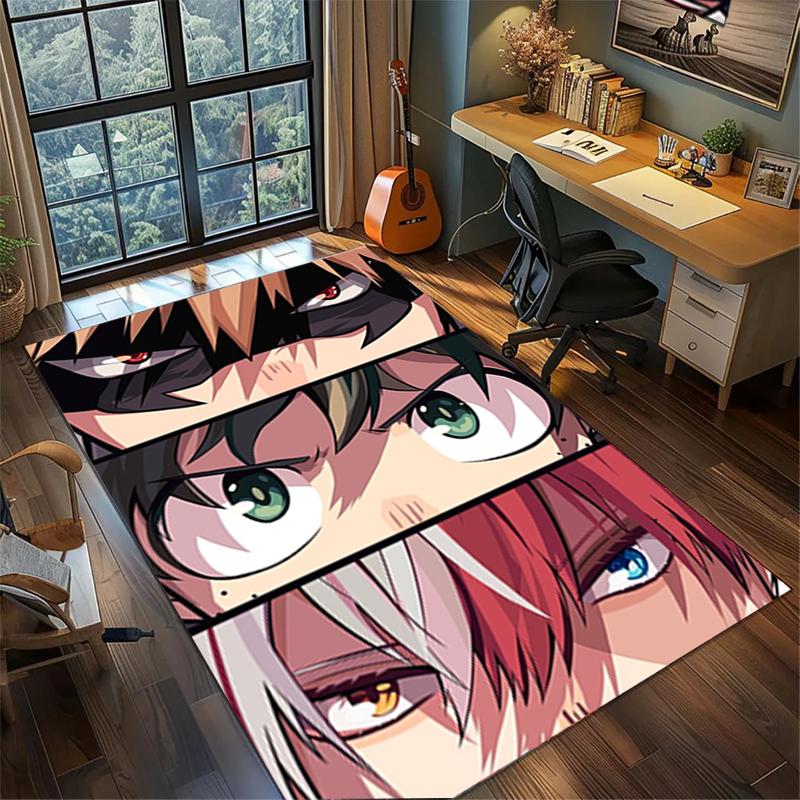 My Hero Academia Non Slip Washable Rug Large Area Carpet Bedroom Gamer Room Home Decor