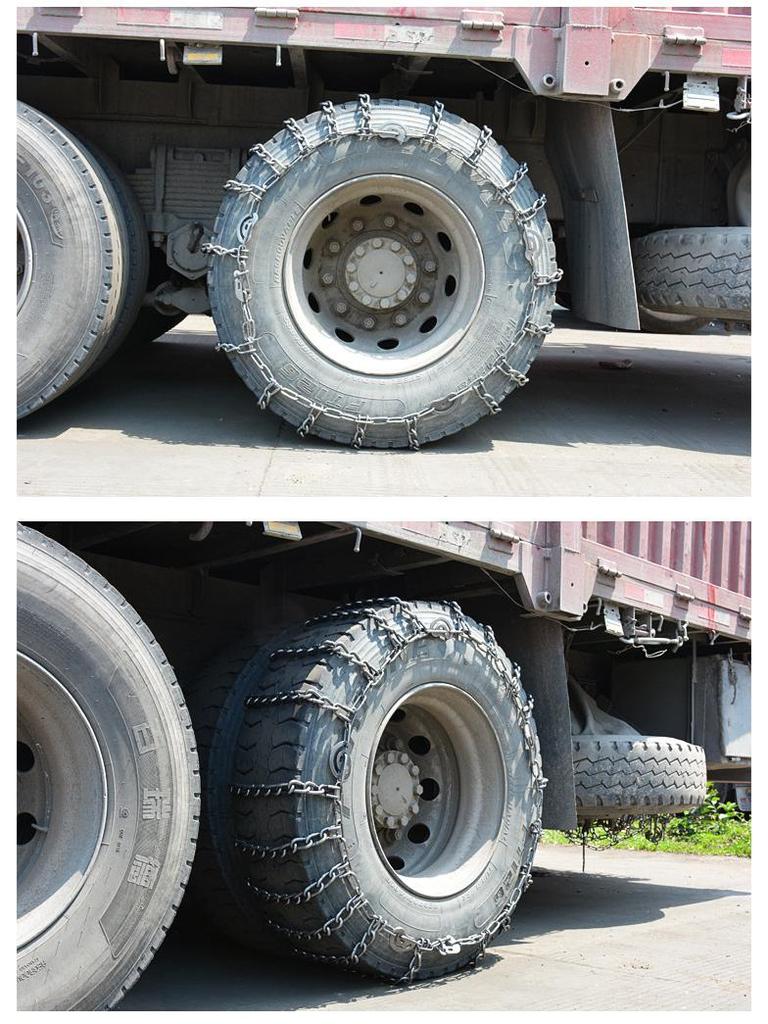 Утолщенные цепи противоскольжения для грузовиков Dongfeng, FAW, Sinotruk, Jiangling, Yuejin