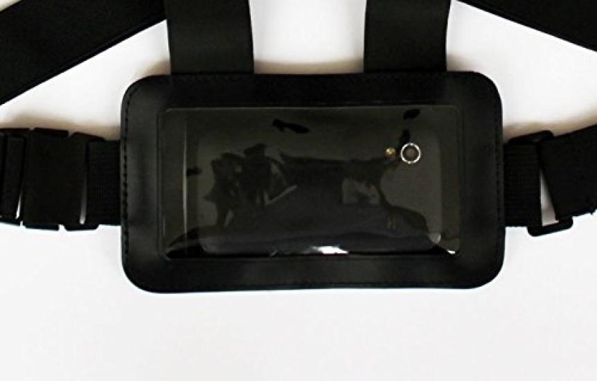 Designus Используйте свой телефон в качестве экшн-камеры, водонепроницаемый, безопасный держатель для сотового телефона на грудь, монтажный ремень - &