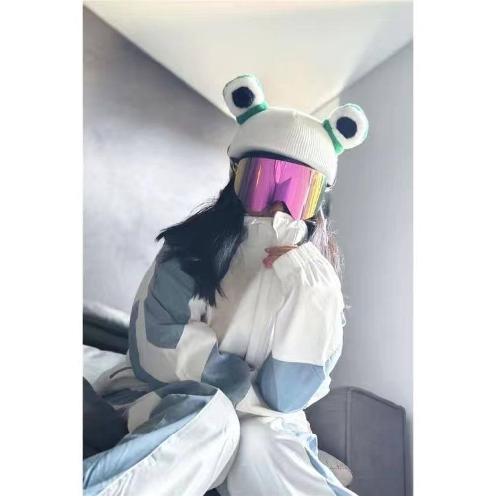 Ski Helmet Hat Cover Cute Cartoon Cat Ears Baby Same Single and Double Board Battery Helmet Cover Unisex