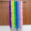 2Meters Fluffy Turkey Marabou Feather Boa 18-20G Soft Shawl For Wedding Skirt Christmas Clothing Feathers Decoration Accessories