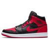 Air 1 Mid Banned Men Sneakers Red Black University-Red 554724-074