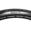 1 шт. Велосипедная сплошная шина 20x1.75 Полиуретановая безкамерная наружная шина для 20-дюймовых колес Колесная шина для тележки инвалидной коляски Запасная часть