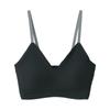 MUJI Ribbed Bra, который нежен к коже FCH57A5S Black XL Женский Женский Женский