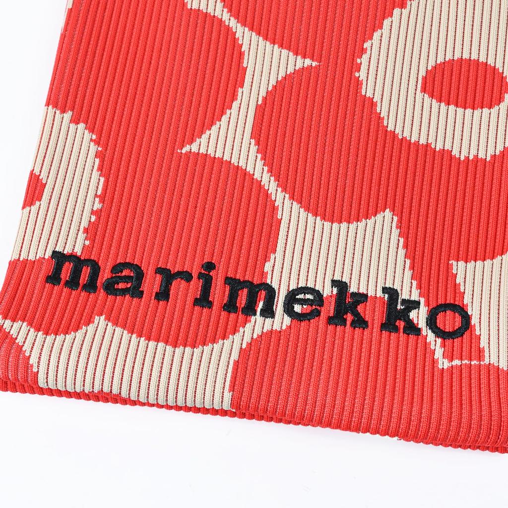 Вязаная мини-сумка Marimekko, Unikko Кораллово-красный, 94145 094145 380, Скандинавский дизайн [Товар]