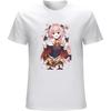Мужская футболка FGO Fate Grand Order Война за Святой Грааль Игры Астольфо Чистый хлопок Футболки Харадзюку Повседневная футболка Белый