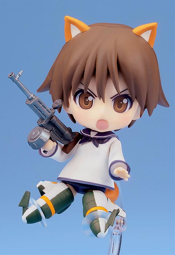 Strike Witches 2 Nendoroid Ёсика Мияфудзи Синдэн окрашенная подвижная версия. (Немасштабная фигурка из АБС и ПВХ)