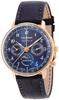 Часы ZEPPELIN Hindenburg с синим циферблатом, фазами Луны, днем и датой 70393 Импортные [Zeppelin] Мужские [Обычный продукт] [Товары]