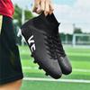 Мужские/женские футбольные бутсы Молодежные тренировочные бутсы с искусственной травой Длинные ногти Сетка из микрофибры TF Дышащие футбольные бутсы Детские футбольные бутсы
