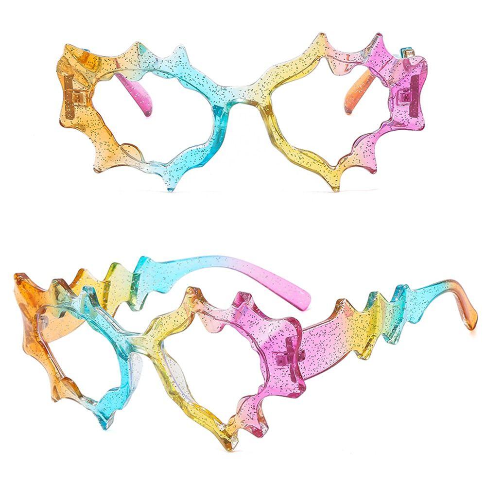 Fashion UV400 Y2K Punk Sunglasses Colorful Cat Eye Steampunk Shades for Women Men Trendy Protective Eyewear