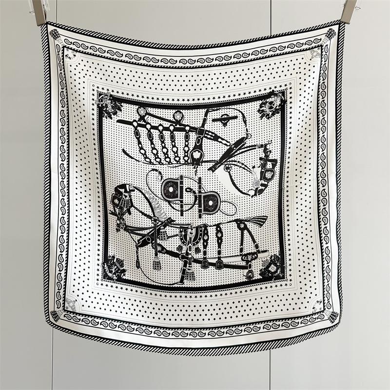 Luxury12 Mmi Silk Scarf Shawl for Women Summer Sunscreen Neck Protection Harness Versatile 100% Mulberry Silk Square Scarf Shawl