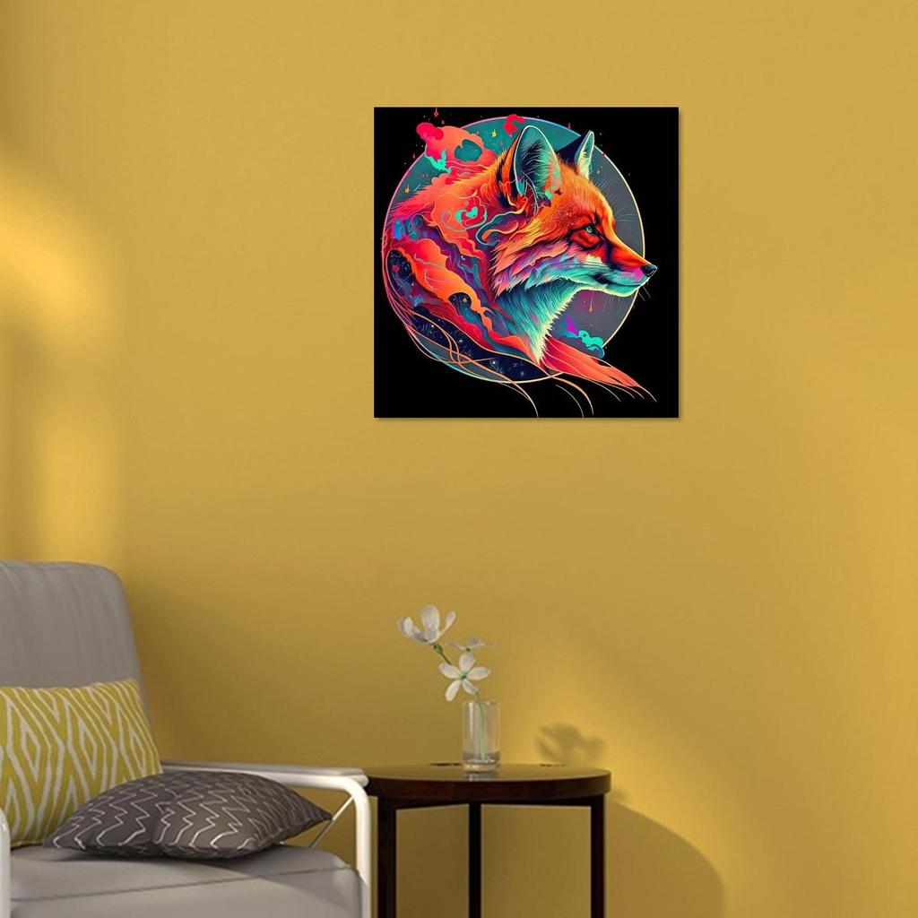 Рамка Волк Diy Наборы для рисования по номерам для взрослых Животные Картина Раскраска по номерам Diy Подарок для украшения дома 40x40