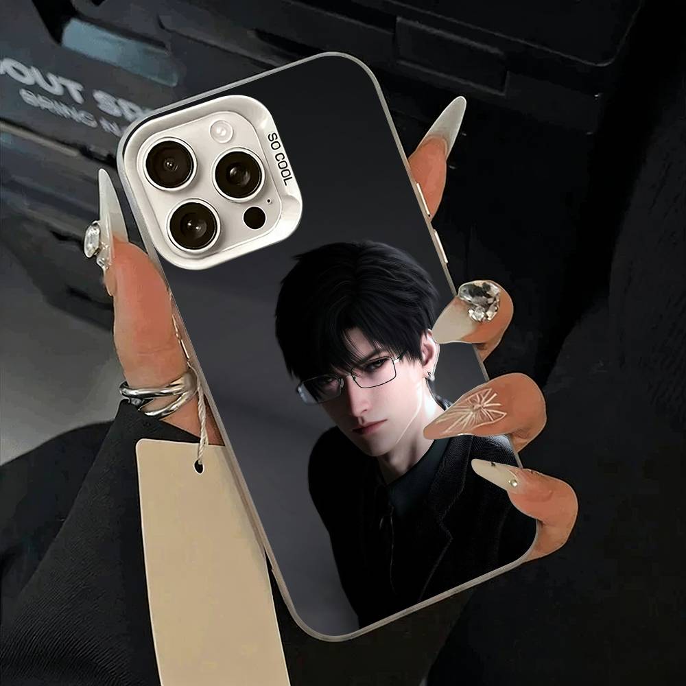 Чехол для телефона C-C-aleb-love-deep- s--space Для IPhone 17 Air 16 15 14 13 12 11 Pro Max Белый Серебристый Жесткий Чехол