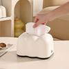 A Cloud Creative Tissue Box Wall Hanging Household Bathroom Paper Box Simple Solid Color Living Room Restaurant Tissue Box