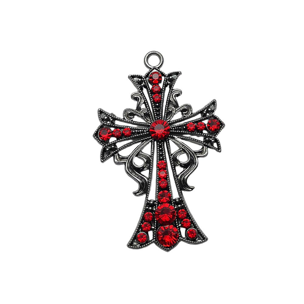 Подвеска-шарм Крест из серии Gothic Dark для поделок и аксессуаров своими руками