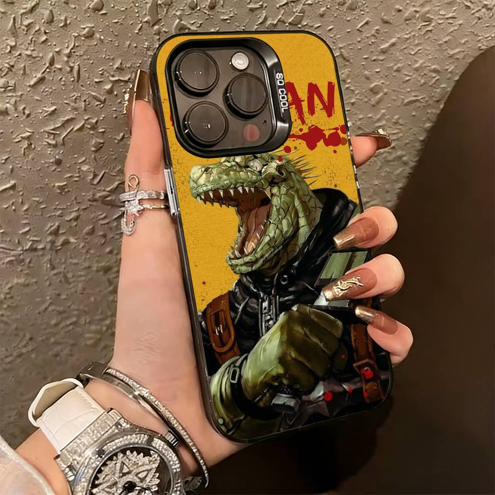 Dorohedoro Phone Case For iPhone 17,16,15,14,13,12,11 Plus,Pro Max,XS,Colorful Silver Black Cover