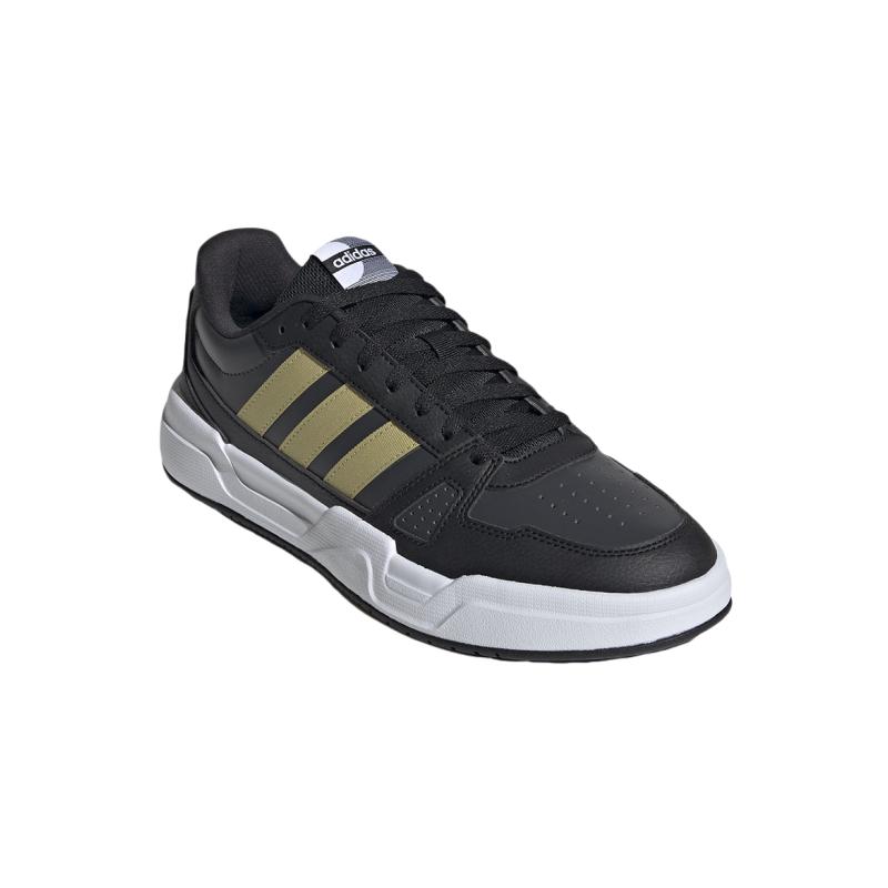 Adidas LITE BALLER Slip Resistant Abrasion Resistant Low top Skateboard Shoes Unisex Black Gold Sneakers JR5235