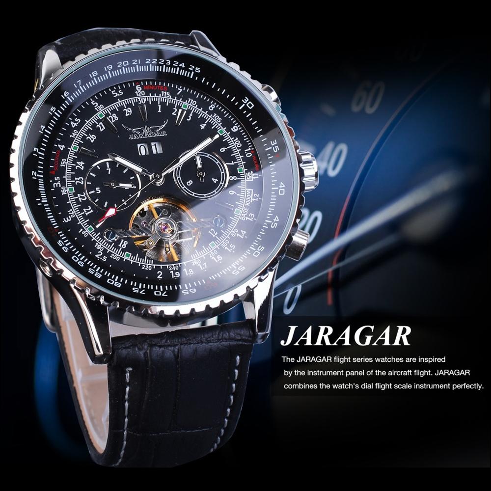 Jaragar New Top Men's Watch Casual Dial Mechanical Watch Multifunctional Waterproof Luminous Watch Men's Fashion Watch