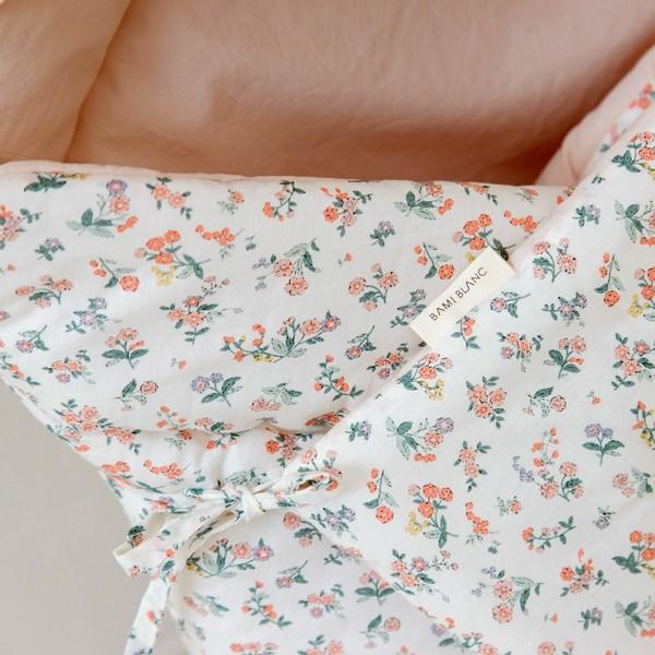 Наружная накидка для новорожденных Bami Blanc из бука с цветком из чистого хлопка, четыре сезона, корейские товары для детей