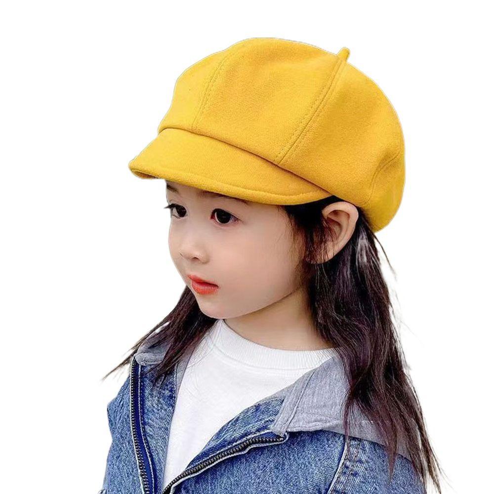 Soft Baby Beret Hat Warm Painter Hat Vintage Kids Berets Boys Girls
