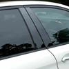 Подходит для BMW X5 E71 2014-2018 Углеродное волокно Черный Автомобиль Окно Дверь Стойка BC Стойка Покрытие Отделка Зеркальный Эффект ПК