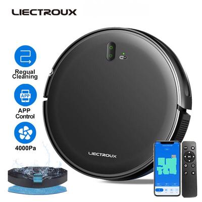 LIECTROUX Робот-пылесос L200, с управлением через приложение швабры HomeCleaning Подметание, навигация по карте, 4000PA