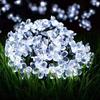 Солнечная перезаряжаемая светодиодная садовая лампа для газона 7M 50LED Солнечная гирлянда Fariy Light Водонепроницаемый уличный декор для сада Ландшафтное освещение