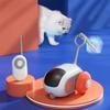 Remote Controlled Smart Cat Toy Automatic Moving Toy Car for Cats Dogs Interactive Playing Kitten Training 2 Modes Pet Supplies