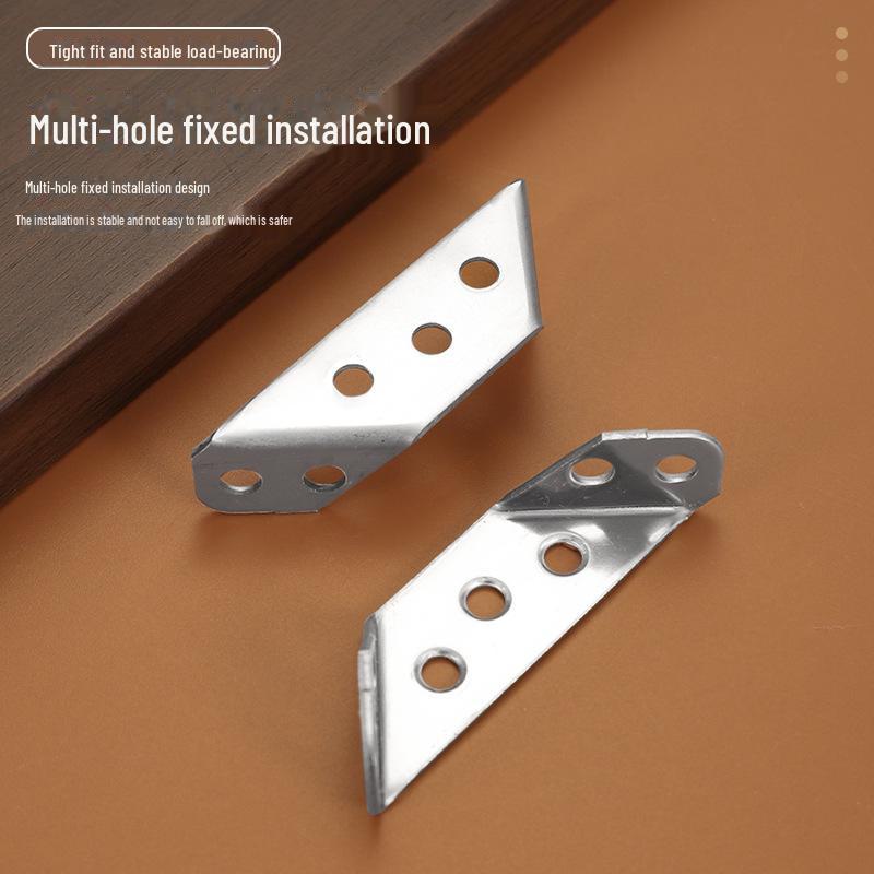 Многофункциональный угловой кронштейн из нержавеющей стали для поддержки лестниц и мебели