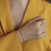 Marka Style модное индивидуальное ожерелье в виде листа, браслет-цепочка на ключицу, титановая сталь, 18-каратное золото, комплект ювелирных изделий, ожерелье