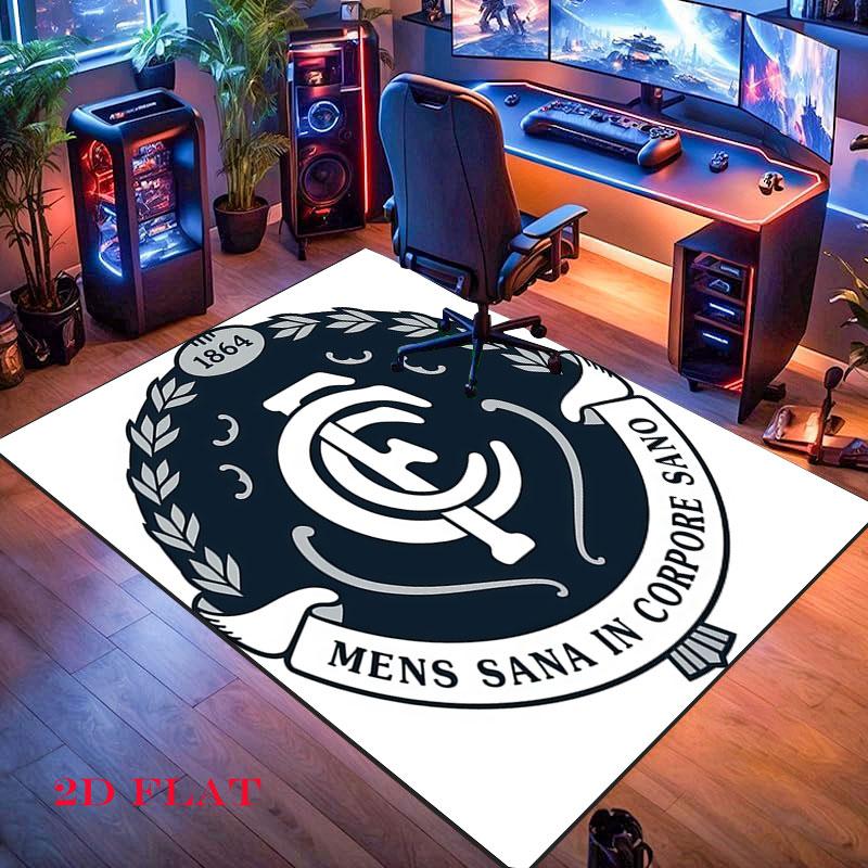 Carlton Blues Carpet Rug for Living Room Bedroom Home Sofa Decoration,Kids play Nonslip Floor Mat