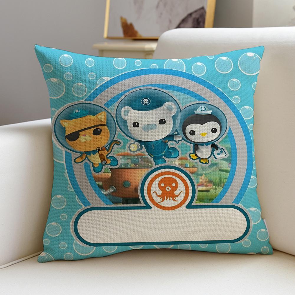 Cute The OctonautsS Cushion Cover Pcs Soft Decorative Square Cushion Covers x x Pillowcases for Sofa Couch Home Bedroom