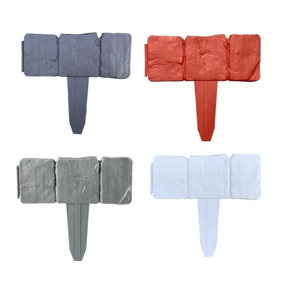 Искусственный камень Забор Ландшафтное обрамление Легкая установка Клумба Газон