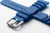 Watch Strap Lug Width 22mm Watch Band Urethane Band Replacement Belt Blue Silver Buckle Tool Spring Bar Box Included Diver Solar Model Genuine Day