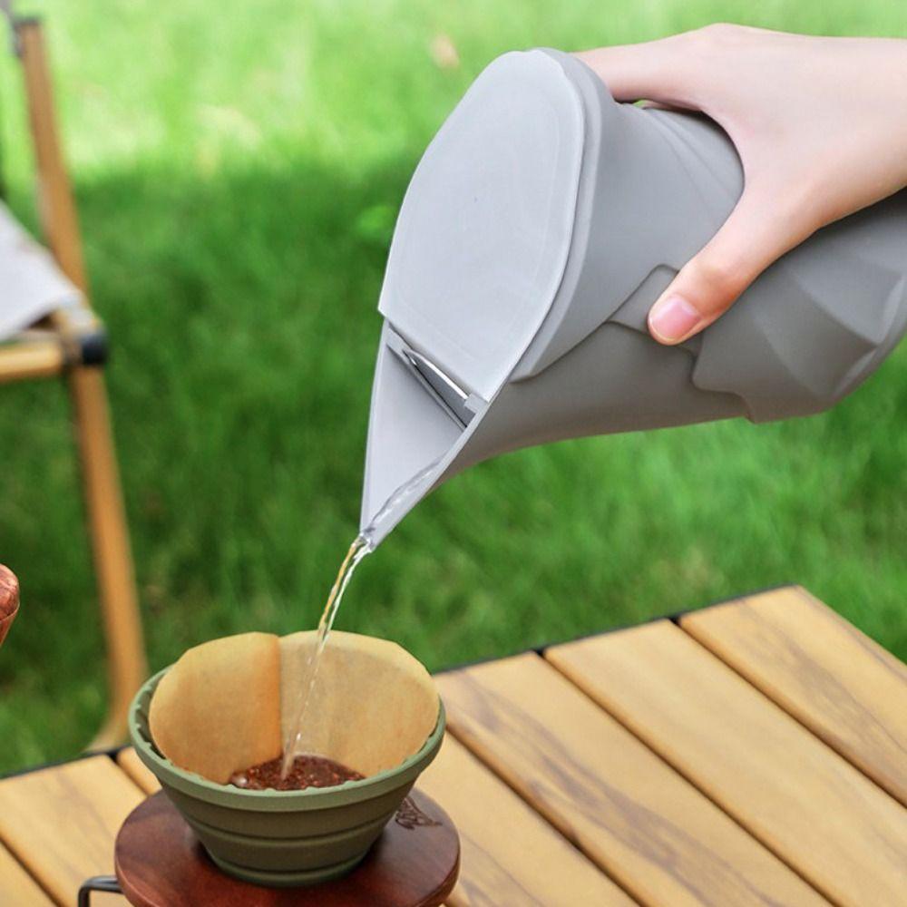 Кофеварка с носиком для капельного кофе Силиконовая кофеварка для путешествий