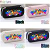 Multi-layer Student Pencil Bag Pencil Storage Box Oxford Cloth for Poke Mones Charizard Bulbasaur Blue Black White pink Gift
