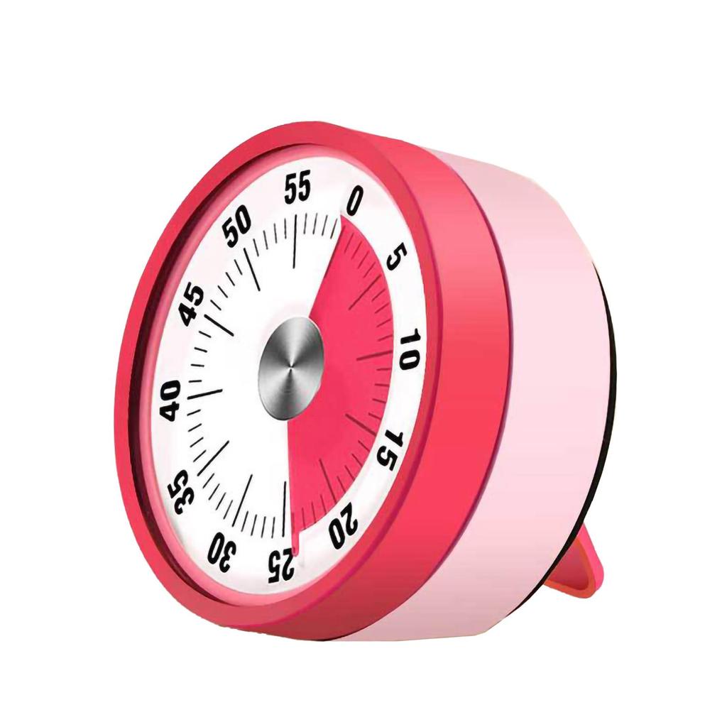Stainless Steel Visual Timer Mechanical Kitchen Timer 60-Minutes Alarm Cooking Timer With Loud Alarm Magnetic Clock Timer