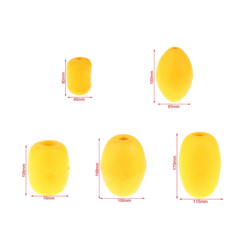 1 шт. Ева Каяк Якорный Линь Веревка Поплавок Буй Глубоководные Поплавки Маркеры для Крабовых Ловушек Сеть Дрейф Пенопластовый Буй Для Гидроциклов Лодок Доковый Поплавок