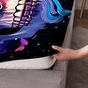 1 шт. Синяя простыня на резинке Скелет Бабочка 3D-принт 100% полиэстер Наволочка Дышащий комплект постельного белья Домашний декор без наволочек