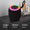 Портативная беспроводная Bluetooth-колонка для улицы, сабвуфер, для автомобиля и дома с разноцветными огнями, атмосферная маленькая мини-колонка